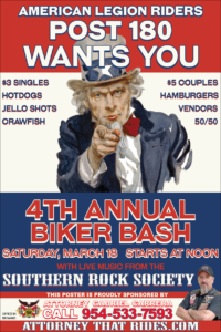 American legion post 180 biker bash